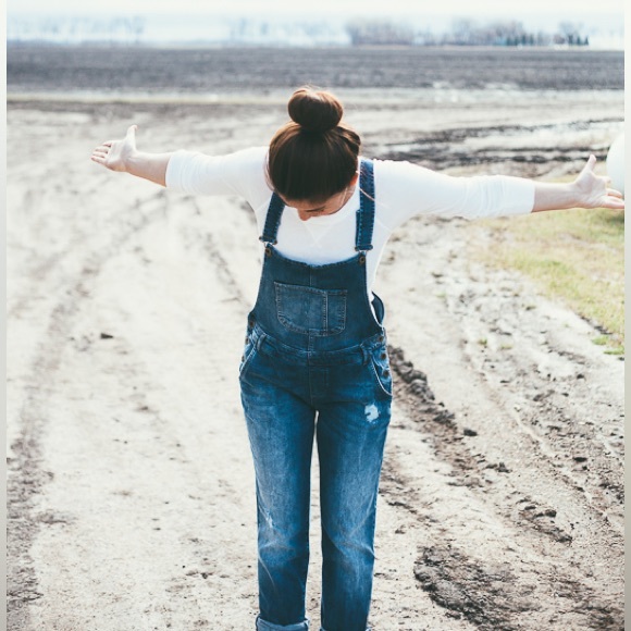 Mavi Edera Jean Overalls Medium - Picture 3 of 15